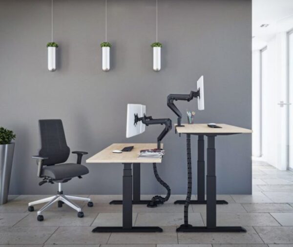Broecan Sitz-Steh Schreibtisch, Elektrisch verstellbar 65-130cm Platte 160cm x 80cm